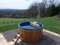 Luxwel 170cm Fibreglass lined Thermo-Spruce Hot Tub