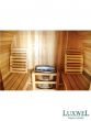 Luxwel 8ft by 6ft Superior Knotless Cedar Wood Canopy Barrel Sauna