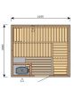 Harvia Variant S2220 Traditional Finnish Sauna (2195 x 1945 mm)