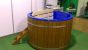 Luxwel 170cm Fibreglass lined Thermo-Spruce Hot Tub