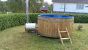 Luxwel 200cm Fibreglass lined Thermo-Spruce Hot Tub