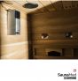 SaunaMed 3 Person Luxury Cedar FAR Infrared Sauna EMR Neutral™