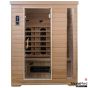 SaunaMed 3 Person Classic Hemlock FAR Infrared Sauna EMR Neutral™