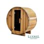 Luxwel 4ft by 6ft Superior Knotless Cedar Wood Barrel Sauna