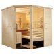 Sentiotec Alaska Corner Sauna with Dual Infrared and Traditional Heaters