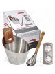 Harvia Steel Sauna Accessories Set - Bucket, Ladle &  Thermo/Hygrometer