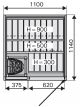 Harvia Sirius Traditional Bathroom Sauna (1100 x 1140 mm)