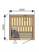 Harvia Variant S1010 Traditional Finnish Sauna (1000 x 1000 mm)